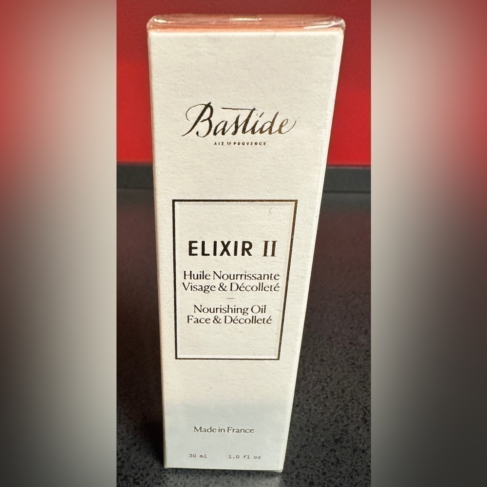 Bastide Elixir II Nourishing Oil Face & Décolleté New Unopened 30ml/1 fl oz